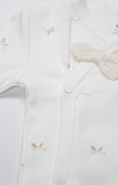 Bistyle 3Lü Zıbın Takım Love You Smile 13123 Ekru