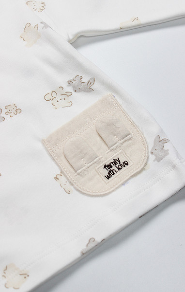 Bistyle 3Lü Zıbın Takım With You Family 13121 Bej