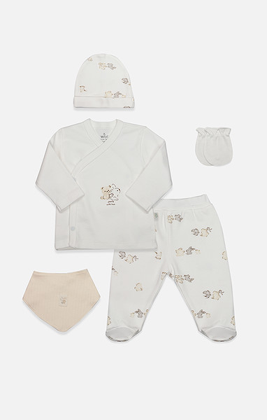 Bistyle 5Li Hastane Çıkışı With You Family 12113 Bej