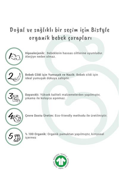 Bistyle 5'Li Penye Kaymaz Çember Soket Çorap 10122 Ekru