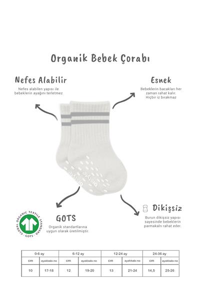 Bistyle 5'Li Penye Kaymaz Çember Soket Çorap 10122 Ekru