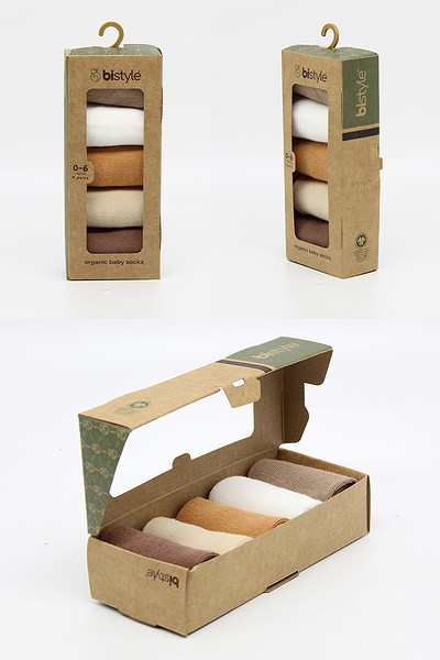 Bistyle 5'Li Penye Soket Kutulu Basic Çorap 10131 Bej