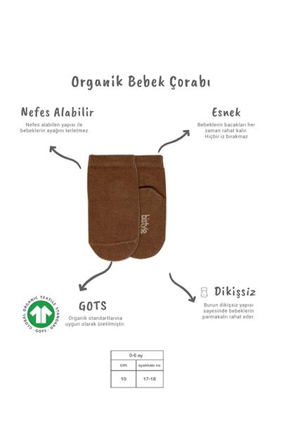 Bistyle 5'Li Penye Soket Kutulu Basic Çorap 10131 Bej