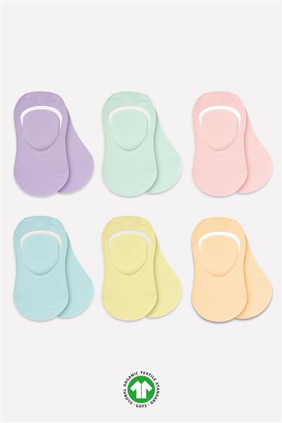 Bistyle 6'Lı Mix Babet Çorap 30101 Lila