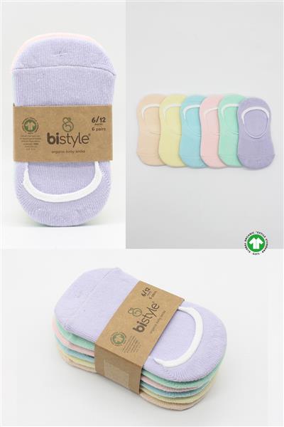 Bistyle 6'Lı Mix Babet Çorap 30101 Lila