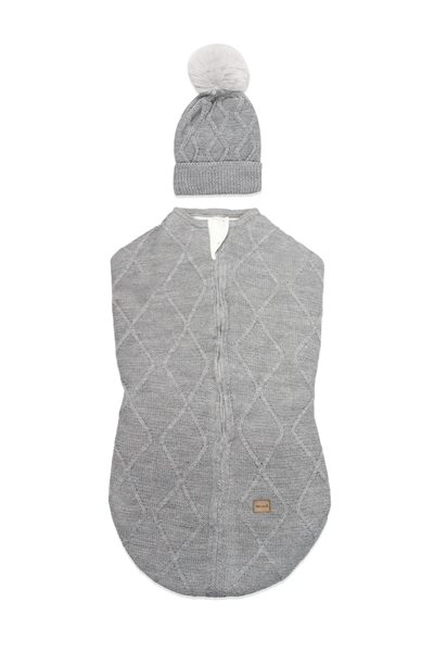 Bistyle Baby İn Swadding Triko Kundak 75108 Gri