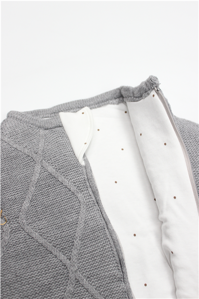 Bistyle Baby İn Swadding Triko Kundak 75108 Gri