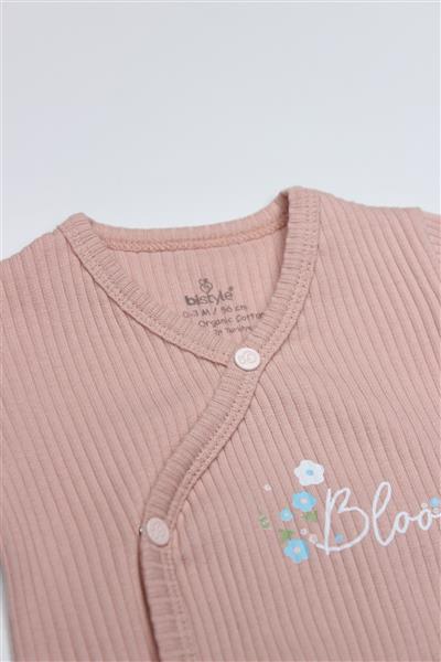 Bistyle Bloom Rose 2'Li Yarım Kol Badi 17119 Ekru Gül Kurusu