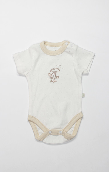 Bistyle Body Yarım Kol My Favorite Zoo 17184 Ekru