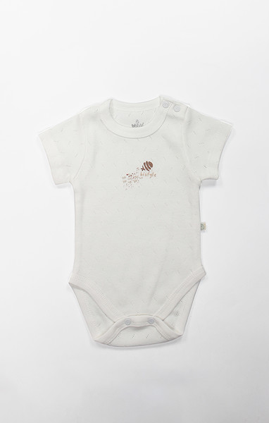 Bistyle Body Yarım Kol Ocean And Starfish 17182 Ekru