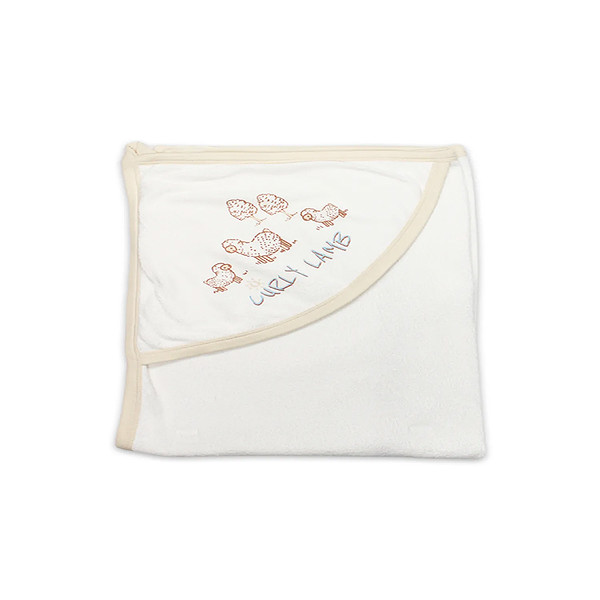 Bistyle Curly Lamb Tulum 15108 Bej Mavi Ekru