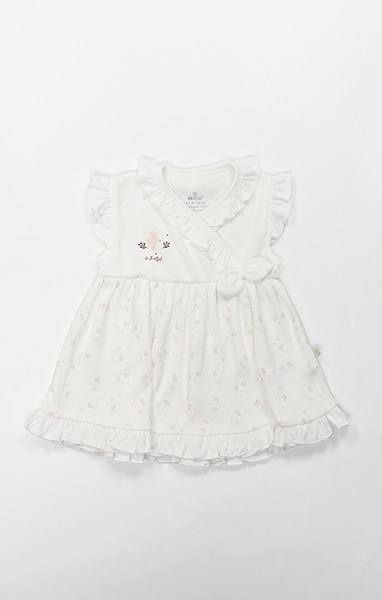 Bistyle Elbise Yarım Kol Morning Sun 21106 Ekru