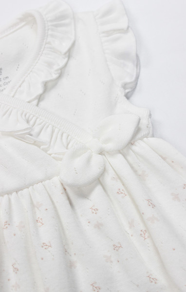 Bistyle Elbise Yarım Kol Morning Sun 21106 Ekru