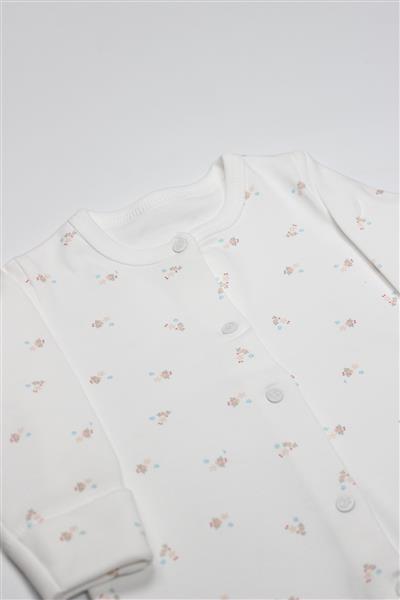 Bistyle Grow İn Love Bebe Tulum 15103 Pembe Ekru