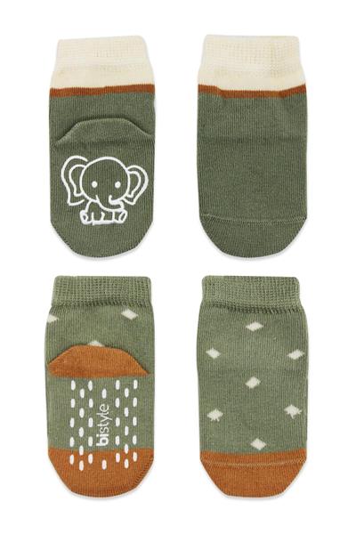 Bistyle 2Li Hayvan Figür Kaymaz Kız Soket Çorap 10120 Nil