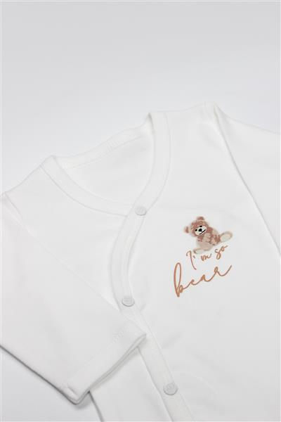 Bistyle I Am So Bear Uzun Kol Badi 17107 Bej-Ekru