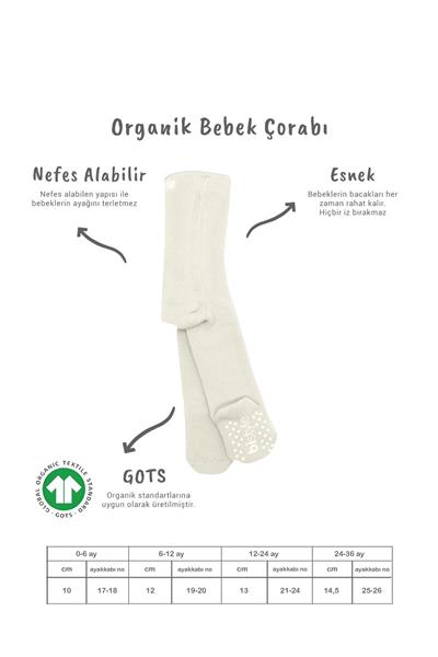 Bistyle Kaymaz Basic Külotlu Çorap 50501 Ekru