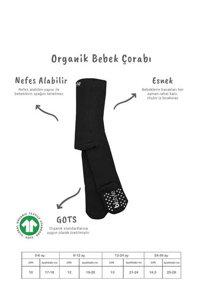 Bistyle Kaymaz Basic Külotlu Çorap 50501 Siyah