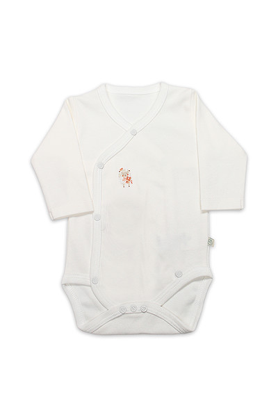 Bistyle Kruvaze Body Uzun Kol Fluffy And Lovely 17110 Bej