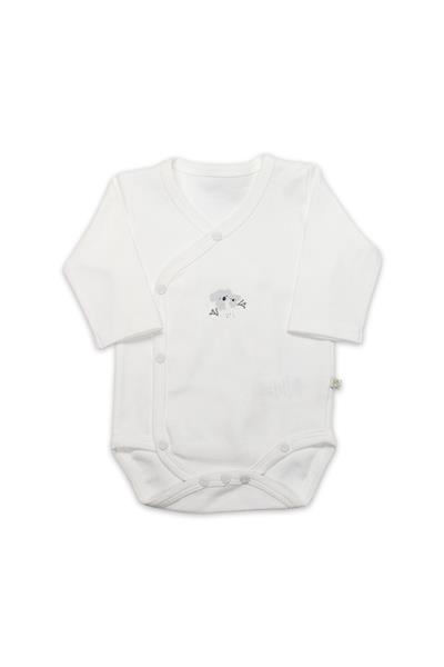 Bistyle Kruvaze Body Uzun Kol Lıttle Koala 17113 Gri