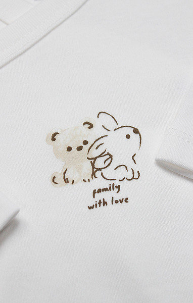 Bistyle Kruvaze Body Uzun Kol With You Family 17145 Bej