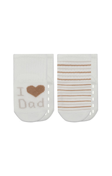 Bistyle Mom Dad Penye Kaymaz Soket Çorap 2Li 10147 Çember Dad