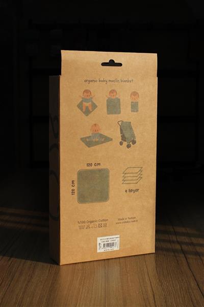 Bistyle Müslin Battaniye 120X120 Cm 70101 Hardal