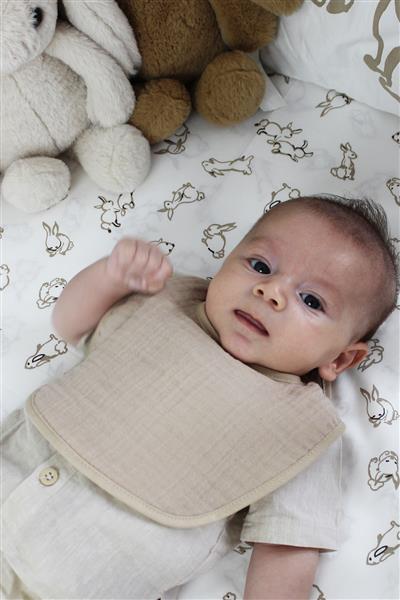 Bistyle Müslin Önlük 3'Lü BS60101 Kiremit Bej Hardal