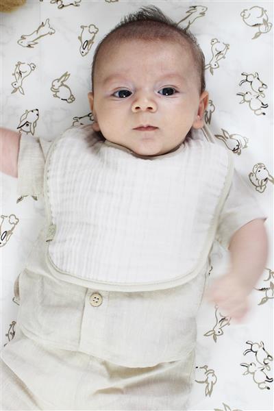 Bistyle Müslin Önlük 3'Lü BS60101 Taş Ekru Antrasit