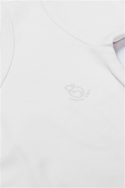 Bistyle Organik Natural Basic Style Kruvaze Uzun Kol Body BS17102 Beyaz