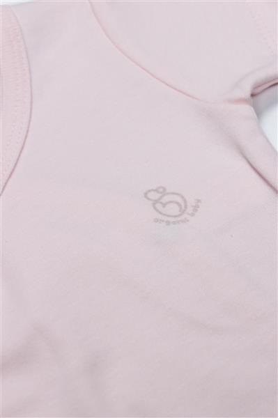 Bistyle Organik Natural Basic Style Kruvaze Uzun Kol Body BS17102 Pembe