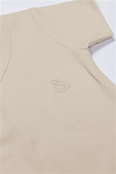 Bistyle Organik Natural Basic Style Kruvaze Yarım Kol Body BS17101 Bej