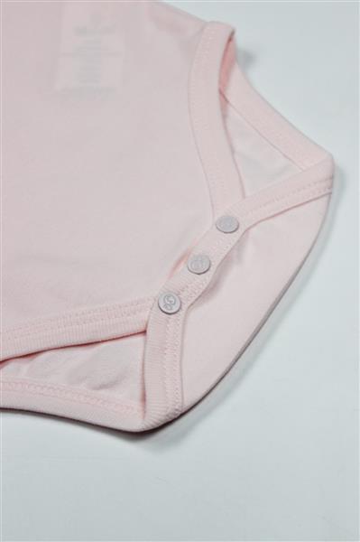 Bistyle Organik Natural Basic Style Yarım Kol Body BS17103 Pembe