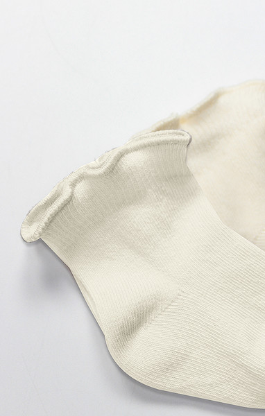 Bistyle Overlok Style Penye Soket Çorap 2Li 10153 Naturel