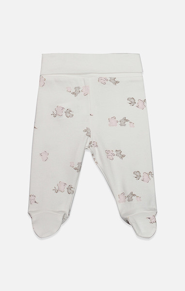 Bistyle Patikli Alt Love You Family 16150 Pudra