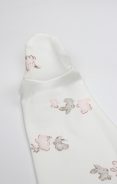 Bistyle Patikli Alt Love You Family 16150 Pudra