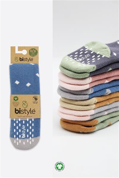 Bistyle Puan Kaymaz Havlu Külotlu Çorap 50502 İndigo