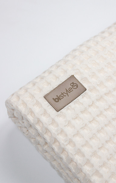 Bistyle Style Baby Pike Battaniye 110X110 70149 Ekru