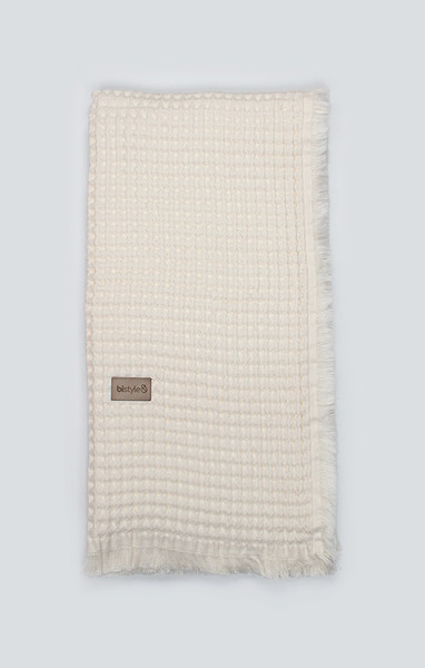 Bistyle Style Baby Pike Battaniye 110X110 70149 Ekru