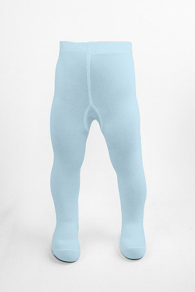 Bistyle Tekli Düz Külotlu Çorap 50104 Mavi