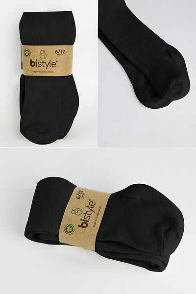 Bistyle Tekli Düz Külotlu Çorap 50104 Siyah