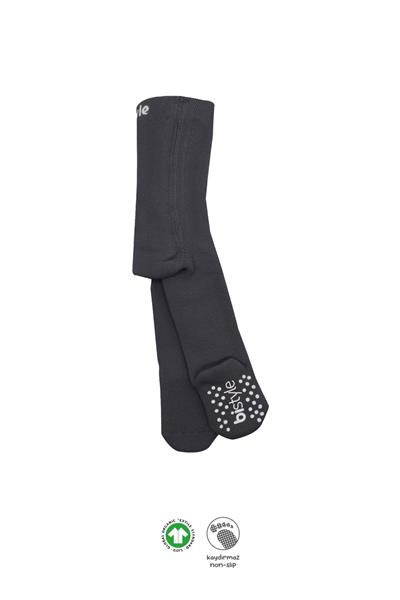 Bistyle Tekli Kaymaz Mix Havlu Külotlu Çorap 50501 Antrasit
