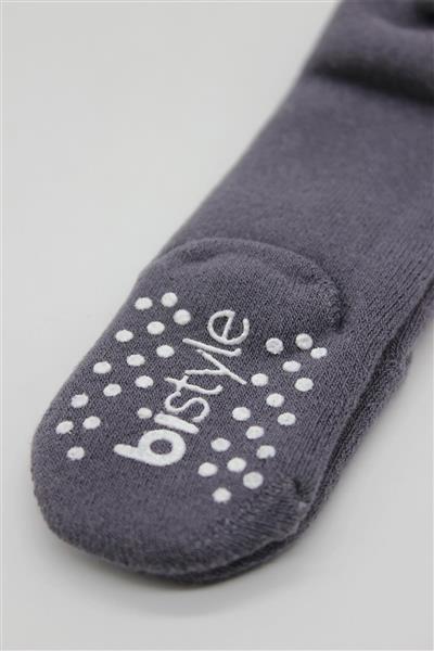 Bistyle Tekli Kaymaz Mix Havlu Külotlu Çorap 50501 Antrasit