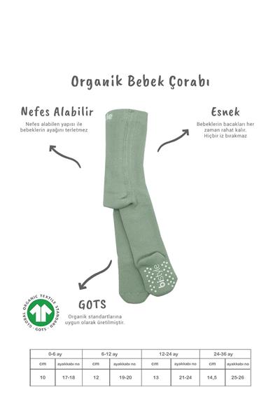 Bistyle Tekli Kaymaz Mix Havlu Külotlu Çorap 50501 Nil