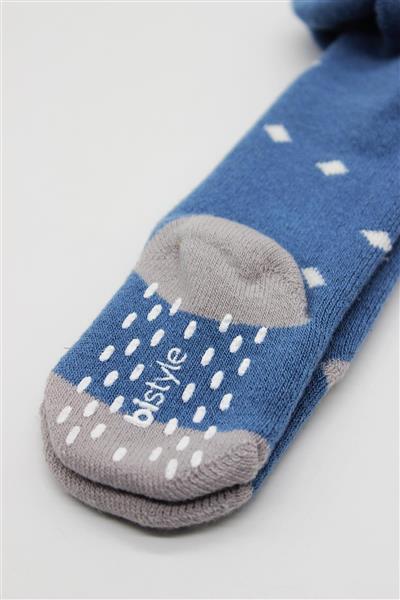 Bistyle Puan Kaymaz Havlu Külotlu Çorap 50502 İndigo