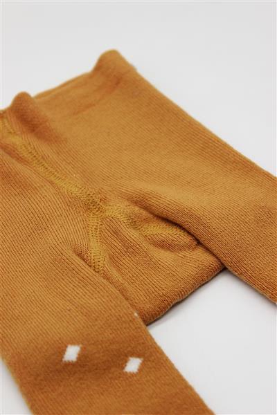 Bistyle Puan Kaymaz Havlu Külotlu Çorap 50502 Hardal