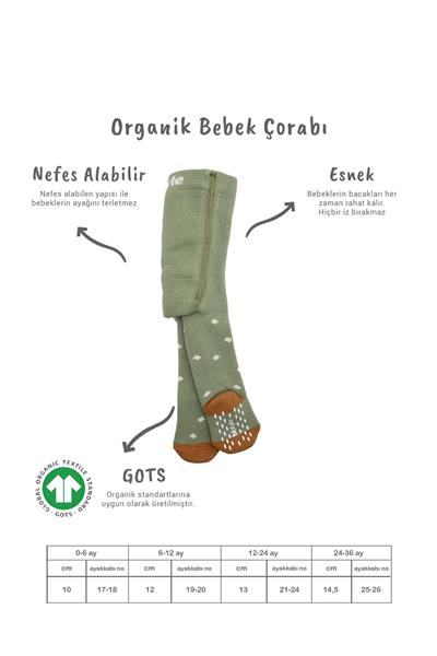 Bistyle Puan Kaymaz Havlu Külotlu Çorap 50502 Nil