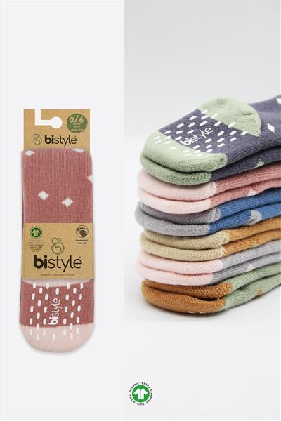 Bistyle Puan Kaymaz Havlu Külotlu Çorap 50502 Pudra