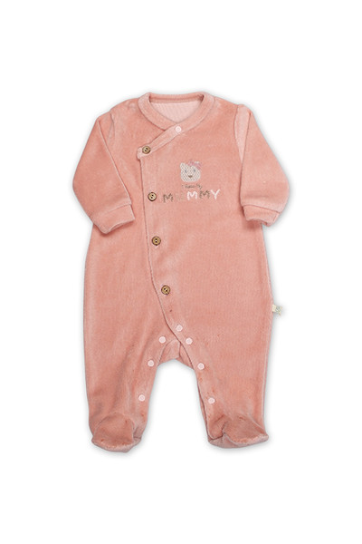 Bistyle Tulum Kadife I Love Mummy 15123 Pembe