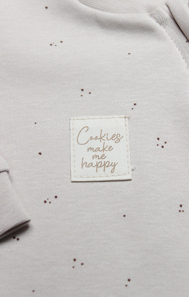 Bistyle Tulum Patiksiz Cookies Make Happy 15127 Ekru